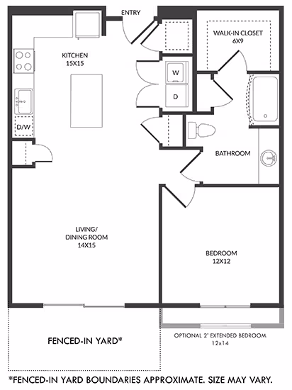 Bend with Fenced-in Yard 4108 floor plan